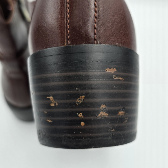 Sam Edelman Brawley Ankle Booties, Deep Pecan Leather, Women's Size 10 - Picture 12 of 16